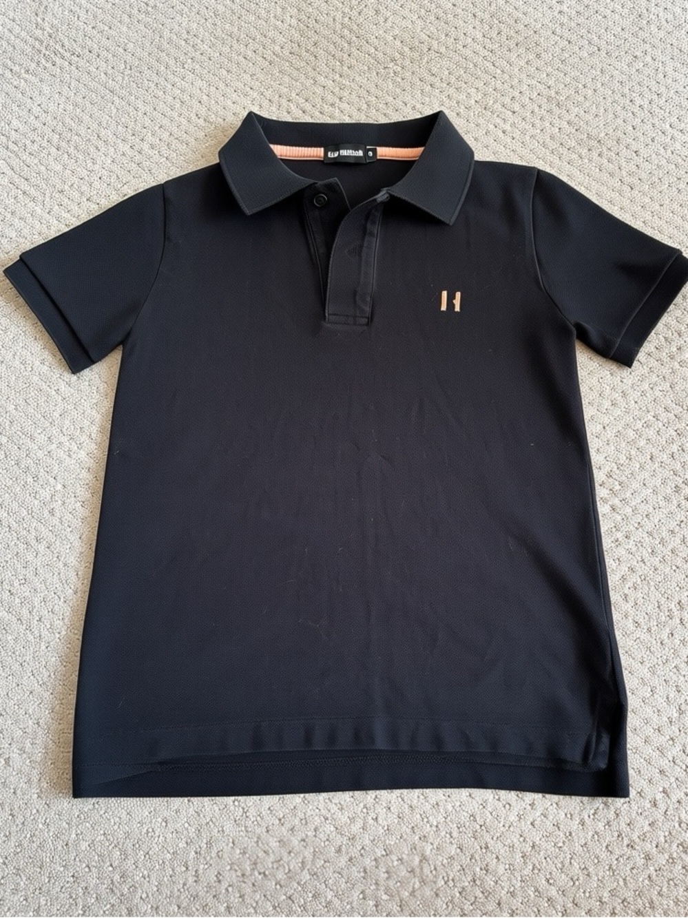 BEAU HUDSON Black Polo Shirt, 6